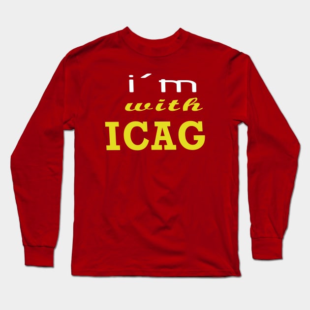 I am with ICAG Long Sleeve T-Shirt by your best store